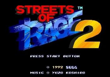 Streets of Rage 2 - Title Screen